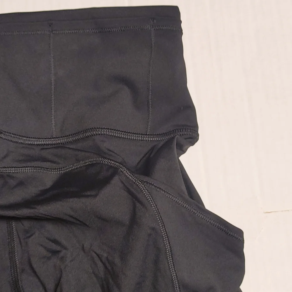 lululemon athletica Black Leggings with Purple Skull Graphic